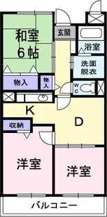 サンプラザ出口【3階】の間取り