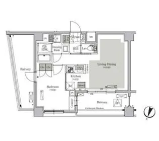 パークキューブ西ヶ原ステージ【3階】の間取り