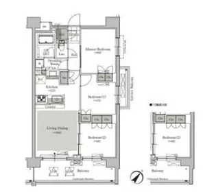 パークキューブ西ヶ原ステージ【5階】の間取り