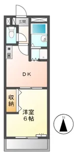 レジデンス弥生【2階】の間取り