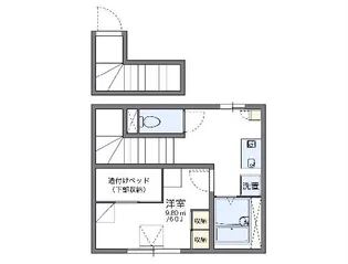 レオパレス北内【201号室】の間取り