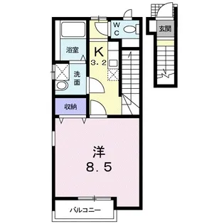 ベル・フラン【2階】の間取り