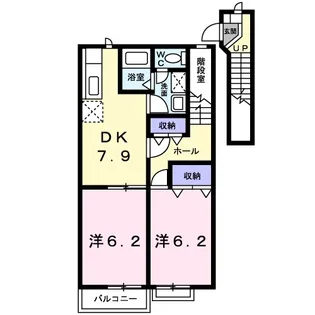 Marsh Villa【2階】の間取り