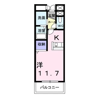 エタニティローズ【1階】の間取り