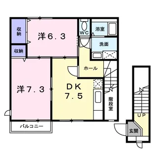 クレストールSATOU【2階】の間取り