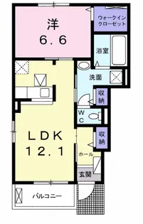 グラチチュード【1階】の間取り