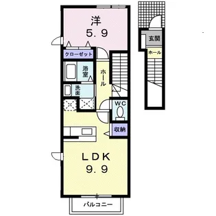 ビブレ【2階】の間取り