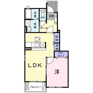 エテルノA【1階】の間取り