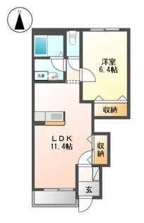 グランフィールド【1階】の間取り