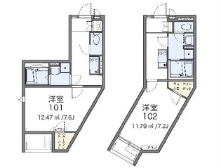 レオネクストHKⅡ【201号室】の間取り
