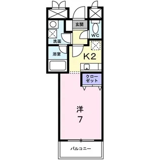 メゾンシャルマン【1階】の間取り