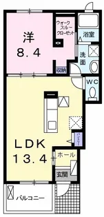 ウィステリアタウン Ⅳ【1階】の間取り