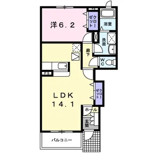 ポラリス【1階】の間取り