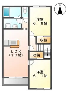 クレスト フィールドⅡ【2階】の間取り