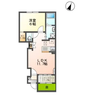 コスモ【1階】の間取り