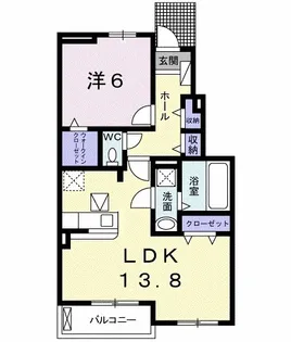 アゼリア光【1階】の間取り