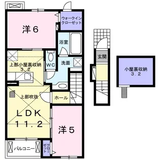 マウンド・フィールドⅢ【2階】の間取り