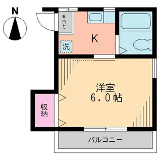 FLATS月島 B号棟【1階】の間取り