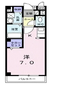 ホワイトテラス【2階】の間取り