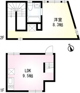 EBISU FOLIO ACT.3【2階】の間取り