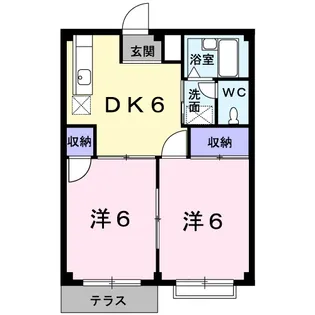 エルディム泉5【1階】の間取り