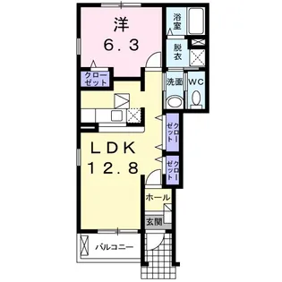 プロスペリティー【1階】の間取り