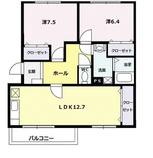 レジデンス桜【3階】の間取り
