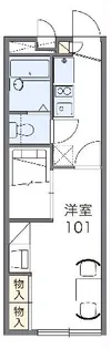 レオパレスYouthVilla【101号室】の間取り