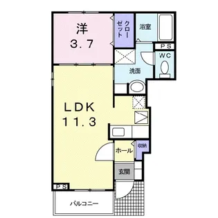 WILL【1階】の間取り