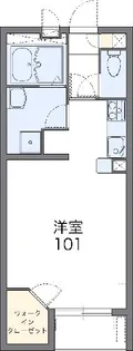 レオネクストWIN【102号室】の間取り