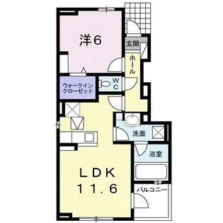 ハーモニーガーデン【1階】の間取り