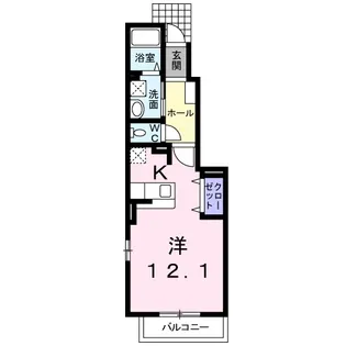 サニーハウス・ヤマキ【1階】の間取り