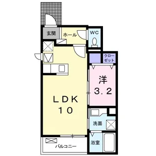 サザンウインド【1階】の間取り
