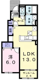エスペランサ【1階】の間取り