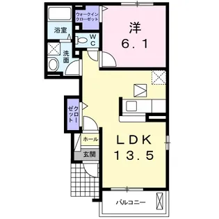 ヴィラ・コリーヌ【1階】の間取り