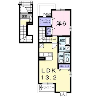 ブライト・パ−ク東雲【2階】の間取り