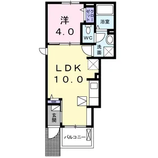 アンダンテ【1階】の間取り
