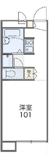 レオパレスステラ【104号室】の間取り