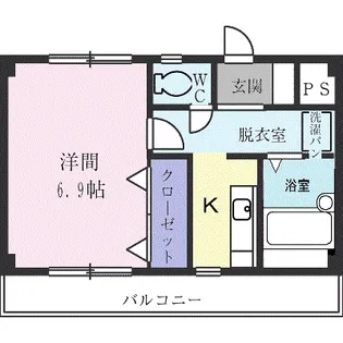 ヴェルドールマンション【2階】の間取り