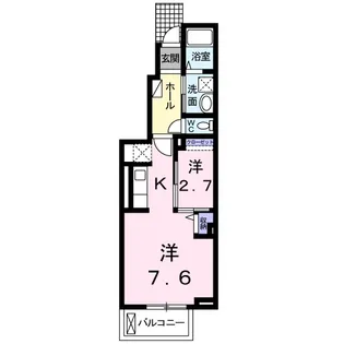 ベローナ春日野【1階】の間取り