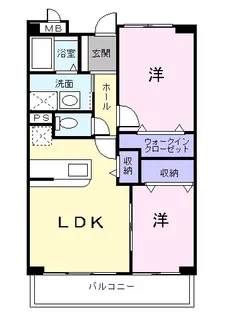 ル・ボヌール【4階】の間取り