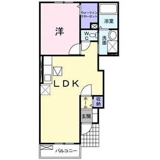 テンダーネスB【1階】の間取り