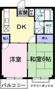 マロニエプラザ上三川A【2階】の間取り