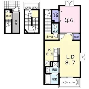 サチレジデンス【3階】の間取り