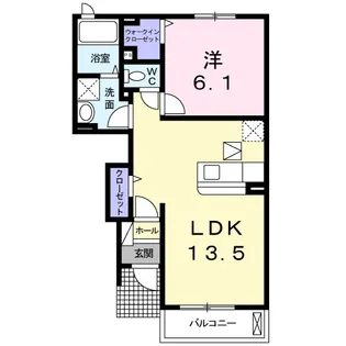 ベル・メゾンⅡ【1階】の間取り