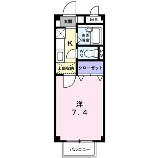 エクセル杉【1階】の間取り