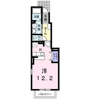 ミラージュC【1階】の間取り