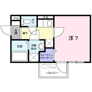 マロン レジデンス【1階】の間取り