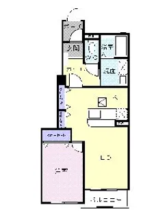 MスクウェアA【1階】の間取り