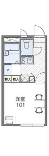 レオパレスわかくさ【204号室】の間取り